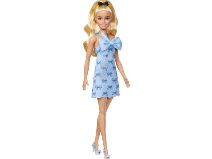 Barbie Modelka modrá mašle