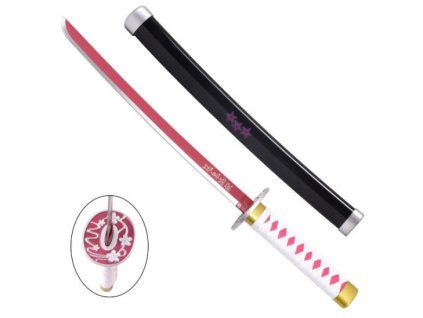 Katana Mini Bamboo Demon Slayer Shinobu černá