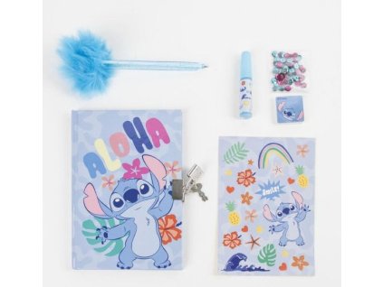 Sada Stitch diář s příslušenstvím 6ks