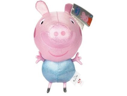 Plyšák prasátko Peppa George třpytivý 25cm