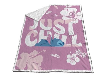 Deka Lilo a Stitch Just Chill 130x170cm Nové