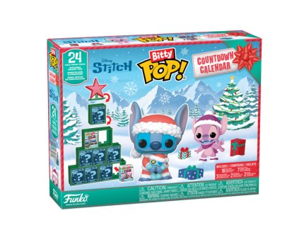 Adventní kalendář Bitty Pop! Stitch Holidays Nové