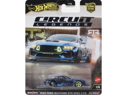 Hot Wheels Premium Car Culture Circuit Legends 2024 Ford Mustang RTR Spec 5FD