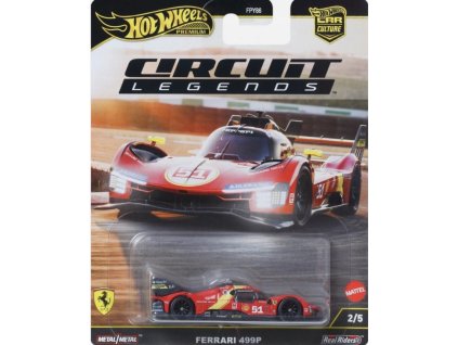 Hot Wheels Premium Car Culture Circuit Legends Ferrari 499P
