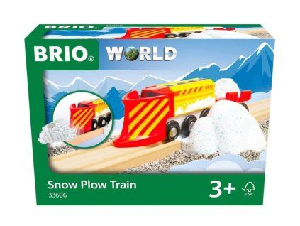 BRIO 33606 Vlak se sněhovým pluhem