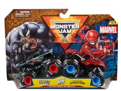 Monster Jam Marvel Venom vs Spiderman