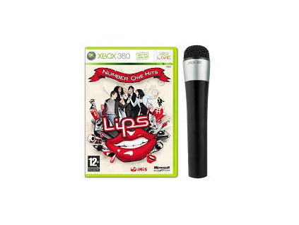 X360 Lips Number One Hits a mikrofon