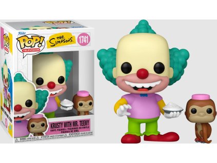 Funko Pop! 1741 The Simpsons Krusty with Mr. Teeny