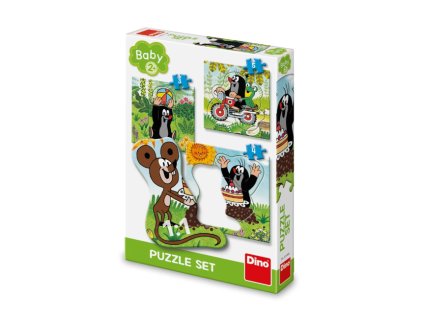 Puzzle set Krtek na louce 3 5 dílků