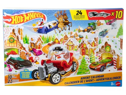 Adventní kalendář Hot Wheels 2025 Nové