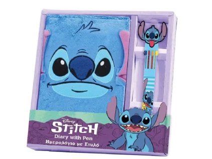 Dárkový set Stitch Zápisník A5 Notebook s propiskou