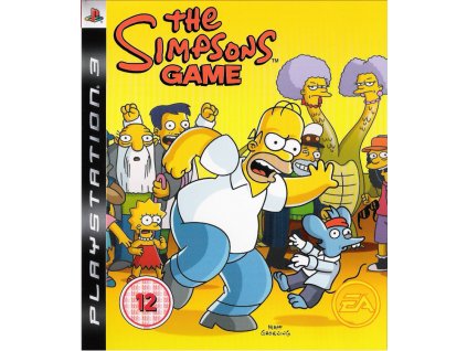 106227 the simpsons game playstation 3 front cover