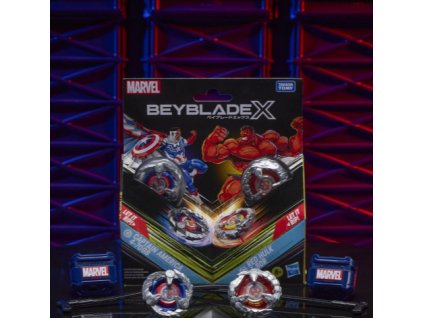 Beyblade X Captain America Red Hulk Nové