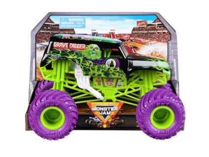 Monster Jam Grave Digger fialový 1:24 Nové