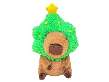 Plyšák Kapybara Vánoční stromek 32cm