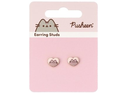 Náušnice Pusheen růžové
