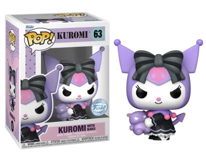 Funko Pop! 63 Kuromi with Baku