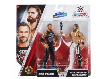 Figurky WWE CM Punk vs Seth Rollins