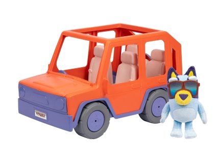 Velké auto Bluey s figurkou