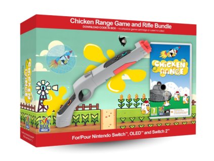 Switch Chicken Range Game with Rifle Bundle