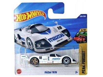 Hot Wheels Mazda 787B bílé