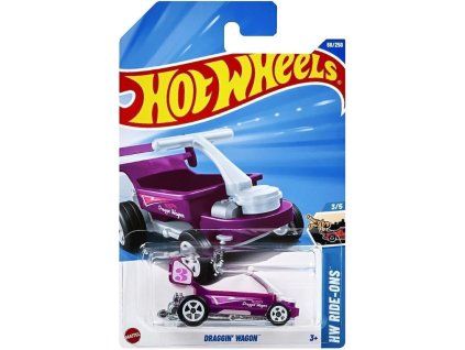 Hot Wheels Draggin Wagon fialový