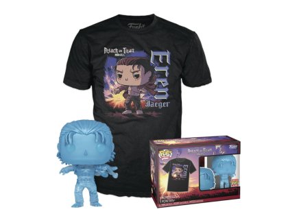 Funko Set Attack on Titan 1321 Eren With Marks a tričko vel.XL