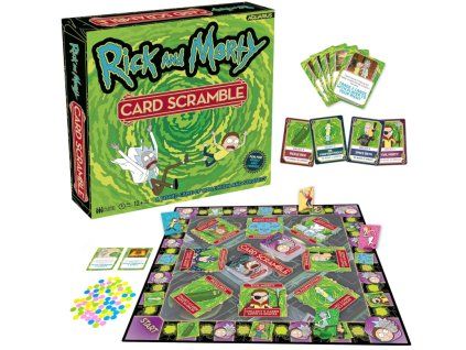 Stolní hra Rick and Morty Scramble EN