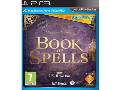 PS3 Wonderbook Book of Spells CZ