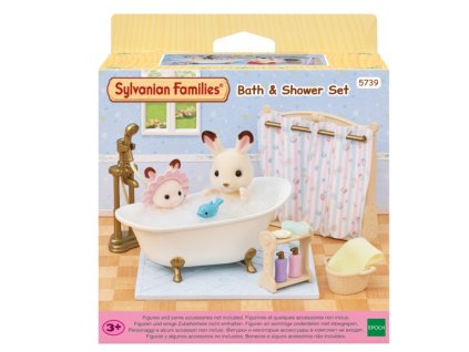 Sylvanian Families 5739 Koupelnový set s vanou a sprchou