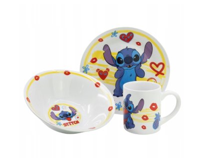 Sada keramického nádobí Stitch 3ks