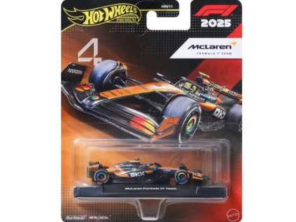 Hot Wheels Premium F1 2025 McLaren Formula 1 Team