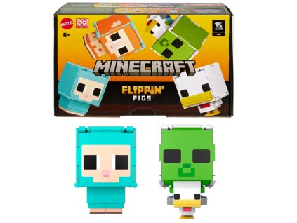 Figurka Minecraft Flippin Figs Sheep a Chicken