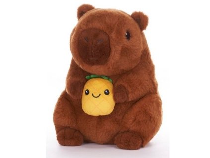 Plyšák kapybara s ananasem 22cm