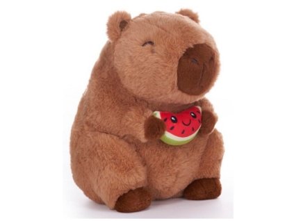 Plyšák kapybara s melounem 22cm