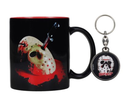 Dárkový set Friday The 13th Hrnek s klíčenkou