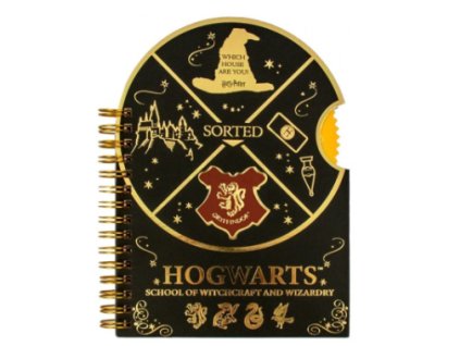 Kroužkový blok Harry Potter Bradavice A5