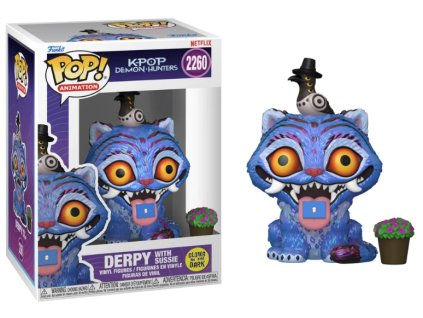 Funko Pop! 2260 K Pop Demon Hunters Derpy with Sussie Glow in the Dark