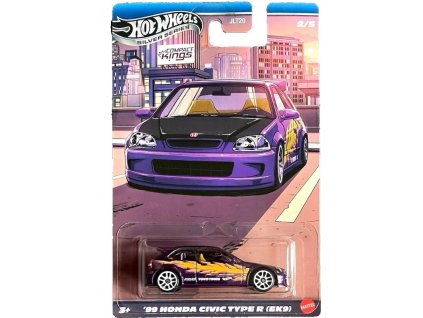 Hot Wheels Silver Series 99 Honda Civic Type R EK9