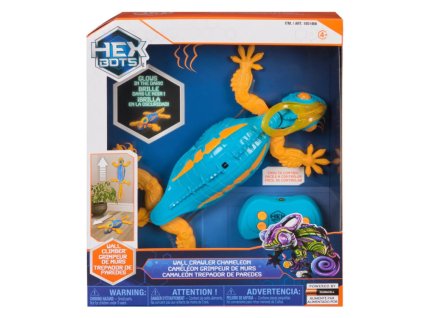 Zvířátko na dálkové ovládání Hex Bots Gekon oranžovomodrý