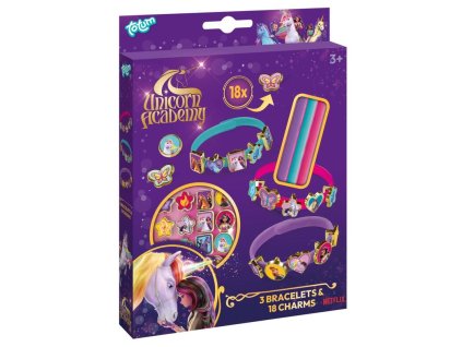 Vyrob si náramky Jednorožčí akademie 3ks