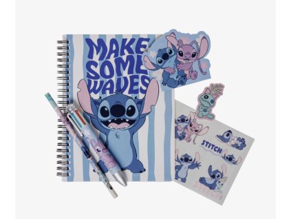 Set psacích potřeb Stitch se zápisníkem
