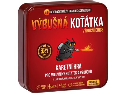 Společenská hra Výbušná koťátka výroční edice CZ