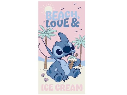 Osuška Disney Stitch Ice Cream 70x140cm