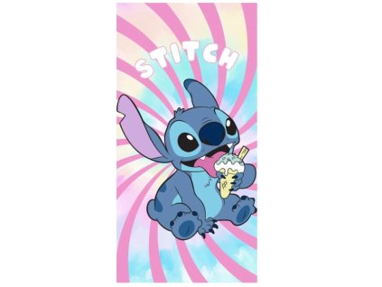 Osuška Stitch se zmrzlinou 70x140cm