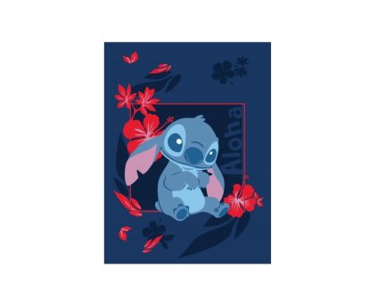 Flanelová deka Stitch 110x150cmx
