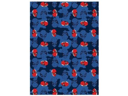 Flanelová deka Spiderman 110x150cm