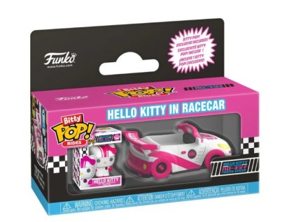Funko Bitty Pop! Hello Kitty And Friends Tokyo Speed Hello Kitty In Racecar