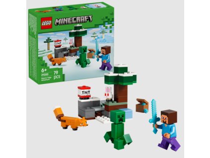 Lego 21583 Minecraft Steve a dobrodružství v tajze