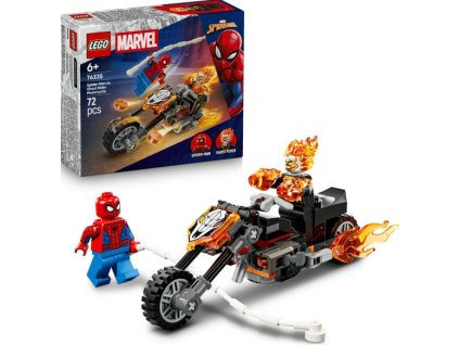 Lego 76335 Marvel SpiderMan vs. Ghost Rider na motorce